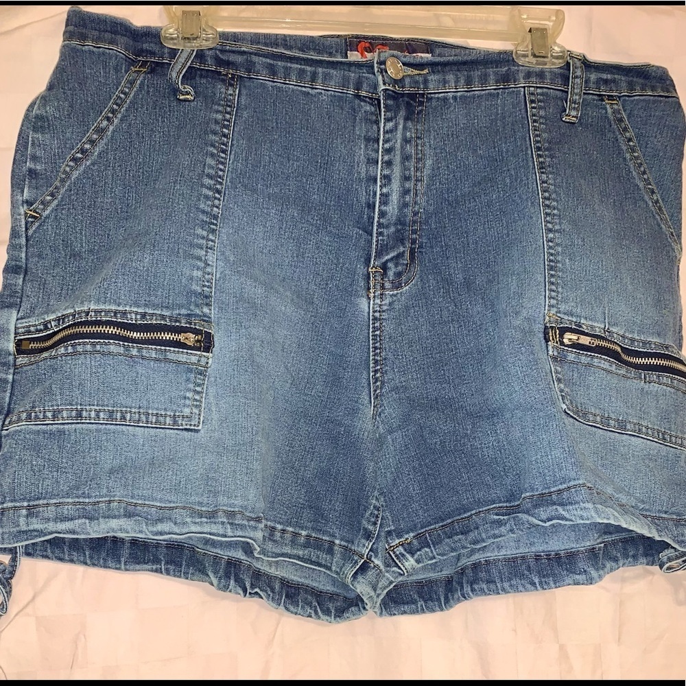 Denim jean shorts